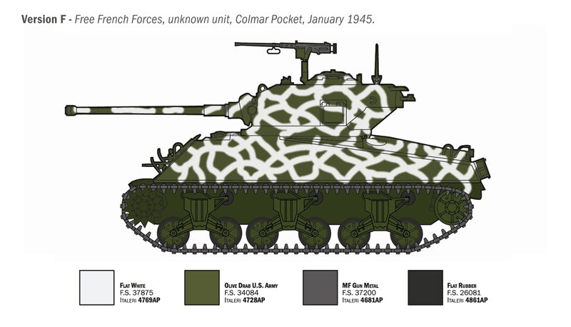 Italeri 96440 M4A3 76mm WET SHERMAN 1/35 – imagen 5