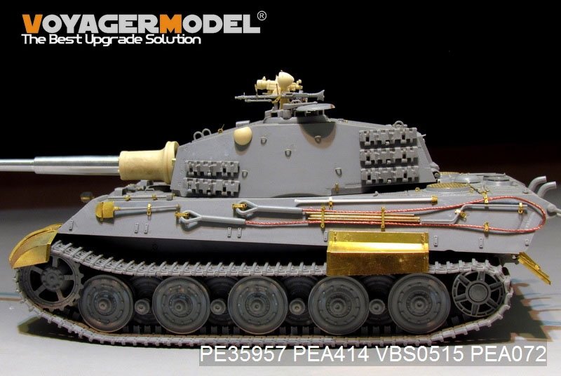 Maquette Voyager PE35957 Char King Tiger allemand de la Seconde Guerre mondiale (tourelle Hensehel) pour HOBBYBOSS 84533 1/35 – image 13