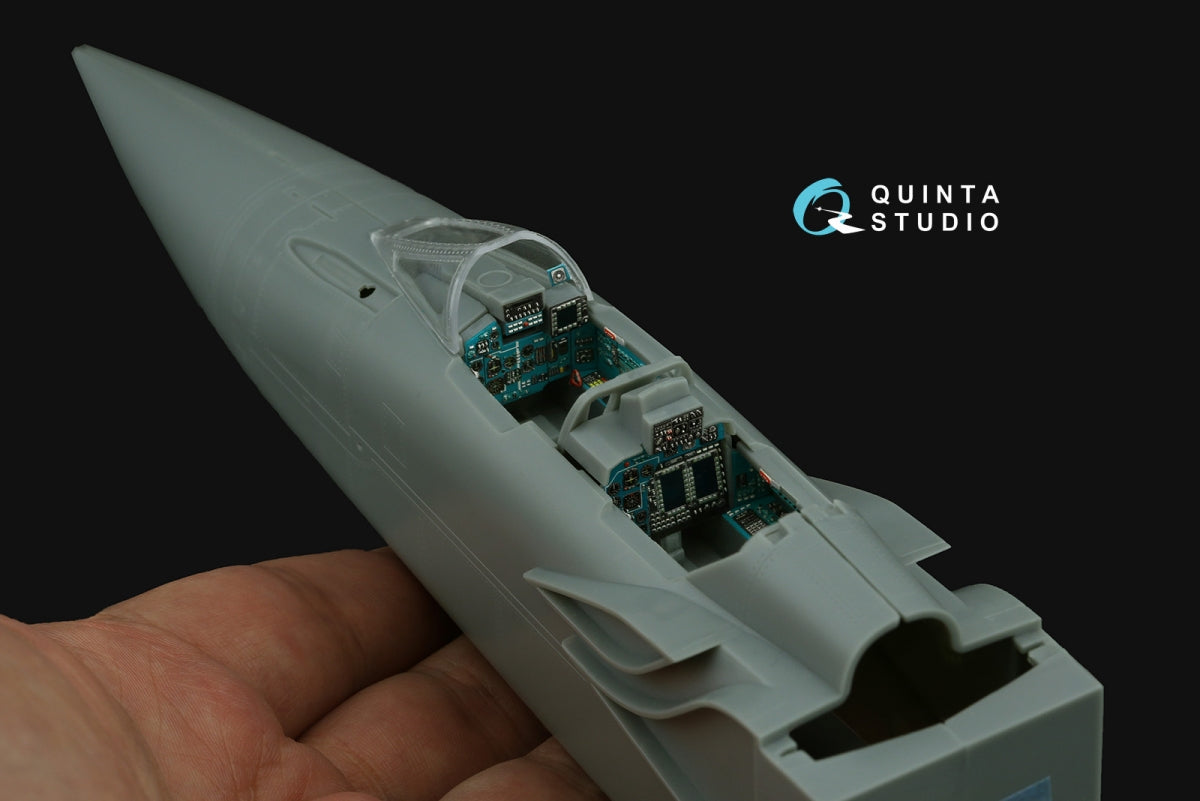 Intérieur imprimé en 3D et coloré sur papier décalcomanie Quinta Studio QDS-48505 MiG-31BM (Hobby Boss) (Petite version) 1/48 – Bild 9