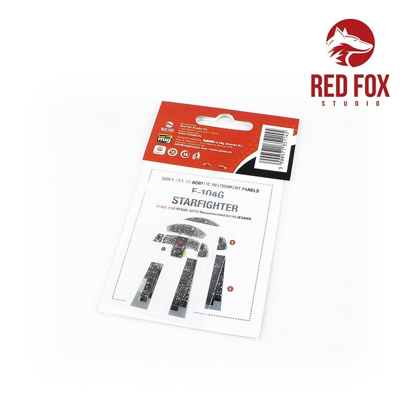 Red Fox Studio QS-32115 F-104G Starfighter (pour kit Hasegawa) 1/32 – Bild 2