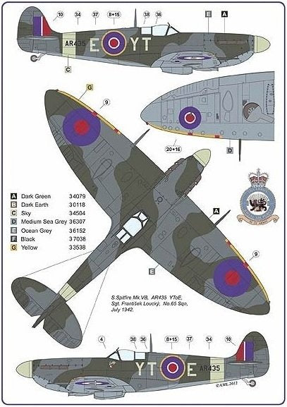 AML D32004 Czechoslovak commanders in the Spitfire 1/32 – zdjęcie 6