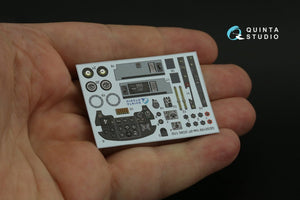 Intérieur imprimé en 3D et coloré sur papier décalcomanie (ICM) pour le Yak-9 T/K de Quinta Studio QD32159, échelle 1/32  – image 9