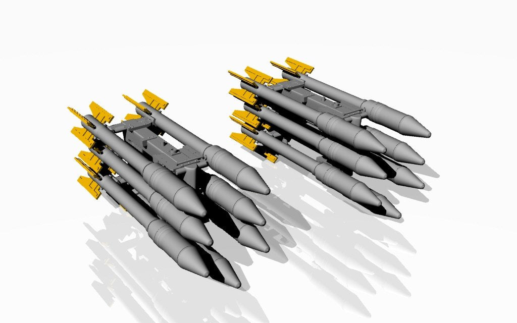 Maquette Armory Models ACA4814 Missiles non guidés S-3K avec lanceur APU-14U, échelle 1/48 – image 5