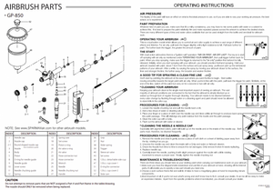 Pistolet à peinture Sparmax GP-850 - Buse de 0,5 mm – image 2