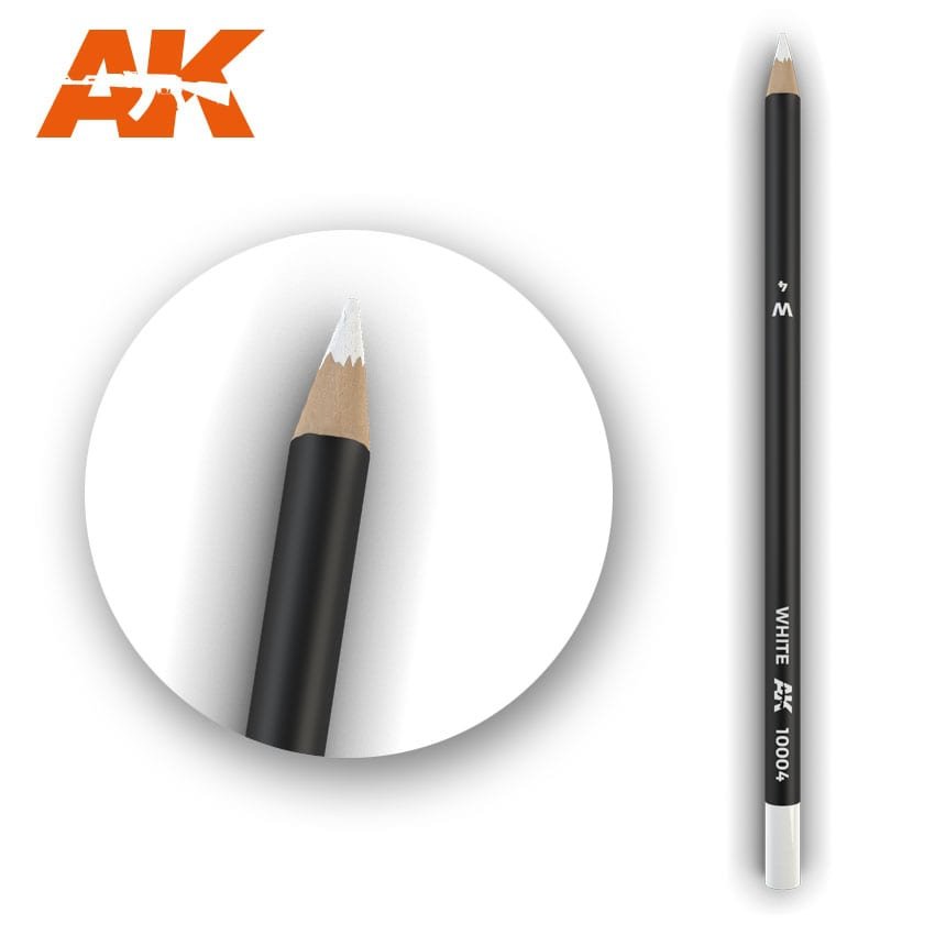 Crayon aquarelle blanc AK Interactive AK10004