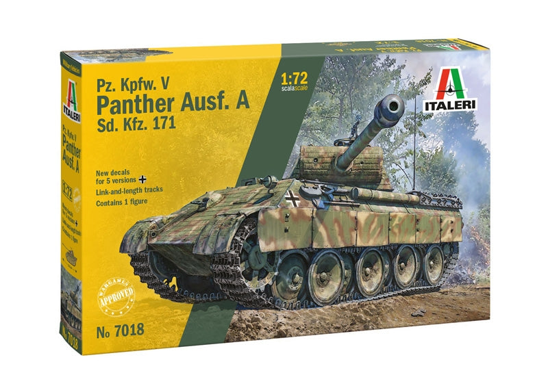 Italeri 7018 Sd.Kfz. 171 Pz.Kpfw. V Panther Ausf. Un 1/72 – immagine 2