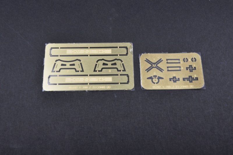 Trumpeter 05792 Zerstorer allemand Z-21 1940 1/700 – image 4