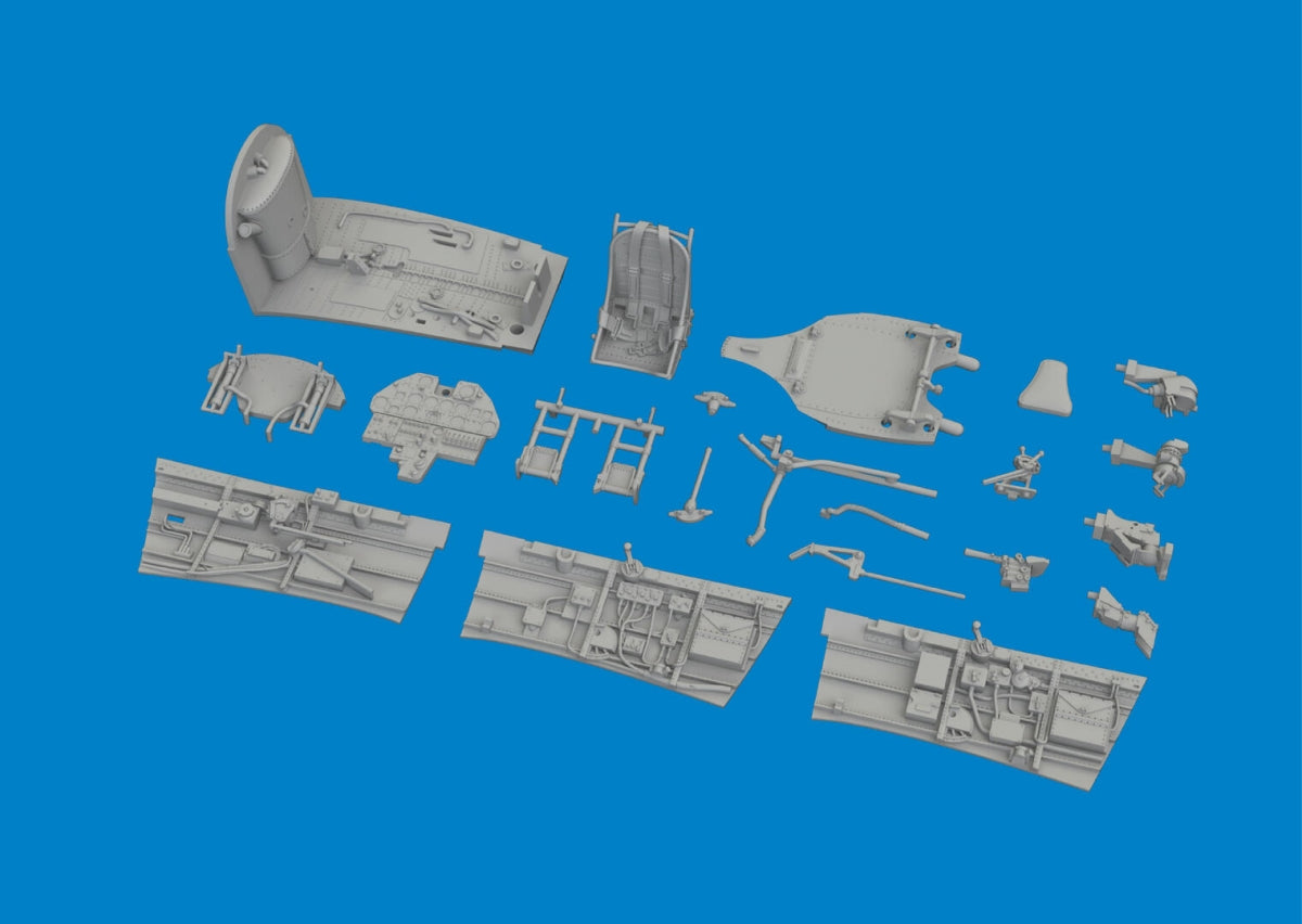Maquette du cockpit du P-40E Eduard 6481096 (échelle 1/48) – immagine 4