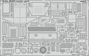 Eduard 36259 HEMTT extérieur ITALERI 1/35  – immagine 3