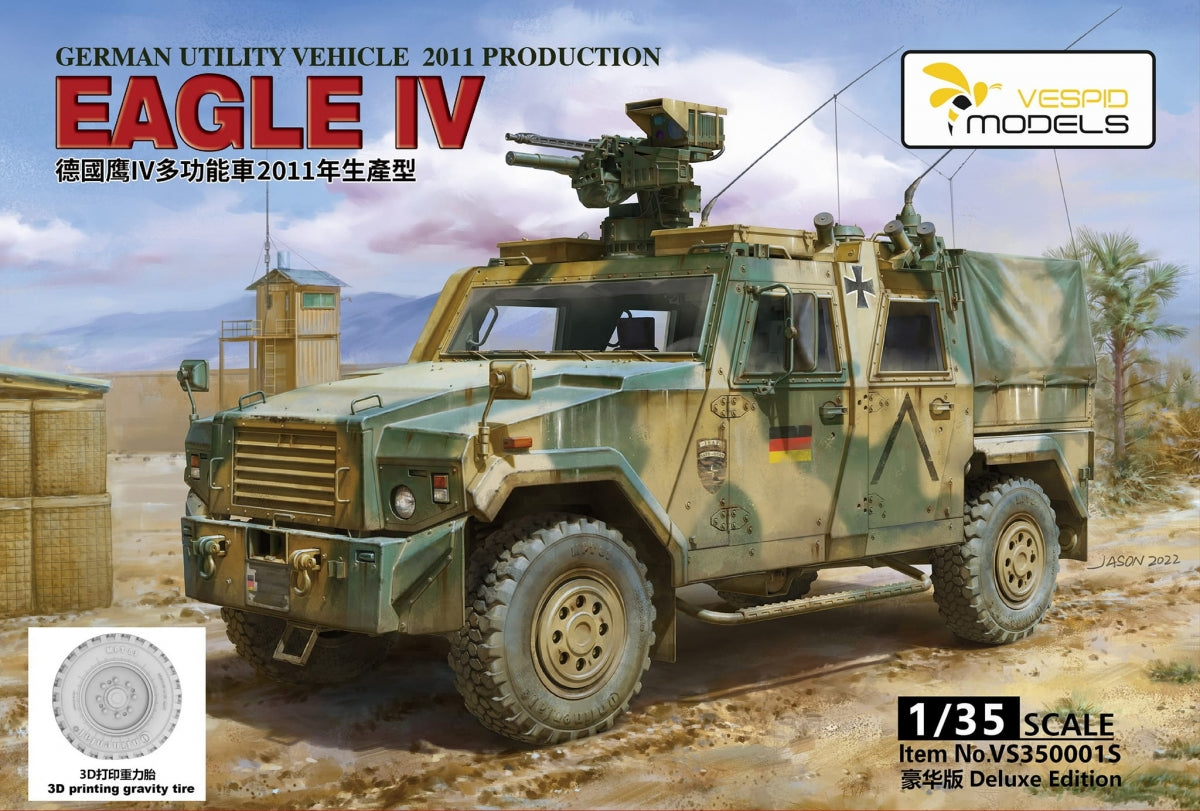 Maquette Vespid Models VS350001S Véhicule utilitaire allemand Eagle IV (ÉDITION DELUXE) 2011