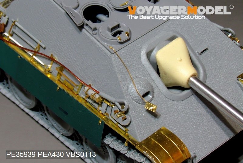 Kit de mise à niveau de base Voyager Model PE35939 Jagdpanther G1 de la Seconde Guerre mondiale pour TAKOM 2106 au 1/35 – image 11