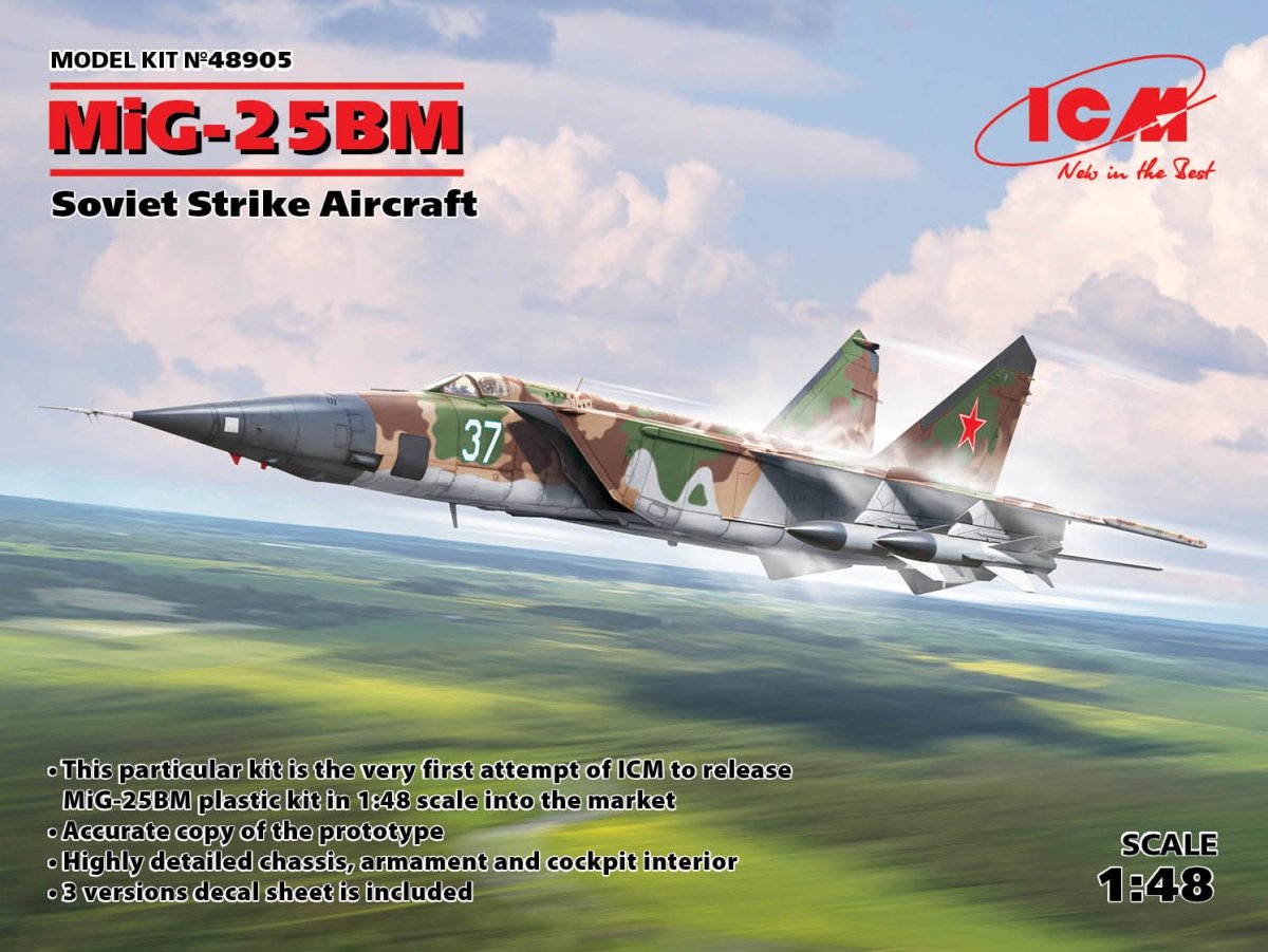 ICM 48905 MiG-25 BM, avion d'attaque soviétique 1/48