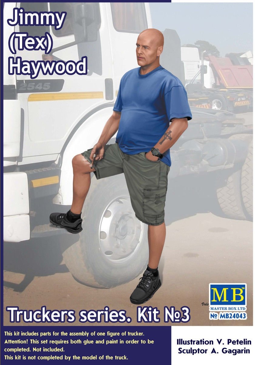 Master Box 24043 Série Truckers : Jimmy Tex Haywood (1/24)