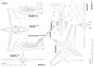Kagero 7117 Le Messerschmitt Me 163 Komet EN/PL  – Bild 3