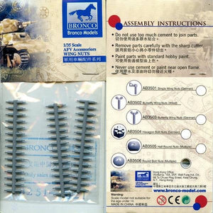 Écrous à boulon rond Bronco AB3506 1/35