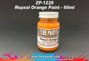Peinture orange Repsol Zero Paints ZP-1228, 60 ml