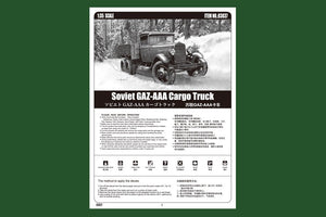 Camion cargo soviétique GAZ-AAA Hobby Boss 83837 – imagen 2