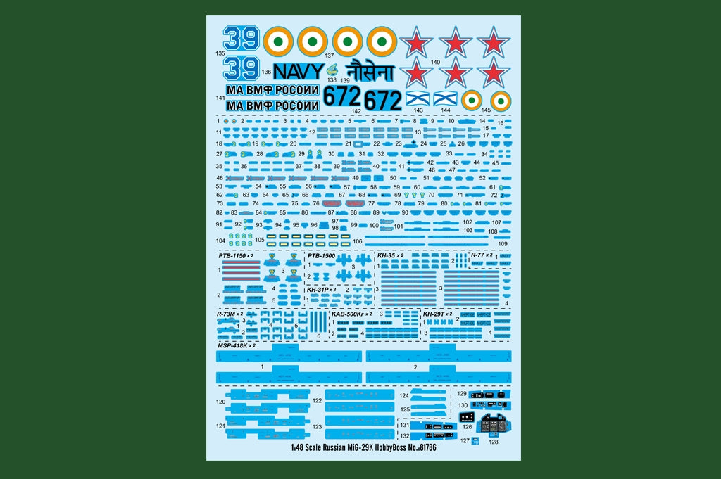 Hobby Boss 81786 MiG-29K russe 1/48  – image 3