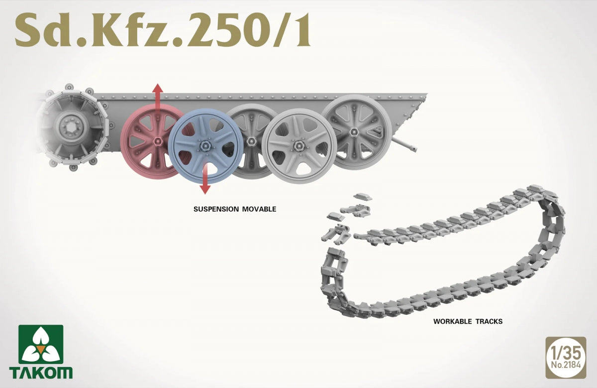Takom 2184 Sd.Kfz.250/1 1/35  – imagen 7