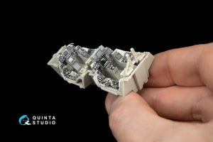 Intérieur imprimé en 3D et coloré sur papier décalcomanie Quinta Studio QD48070 F-14D (pour maquette Tamiya) 1/48 – image 8