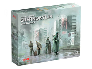 ICM 35904 Tchernobyl 4 Désactivateurs 1/35