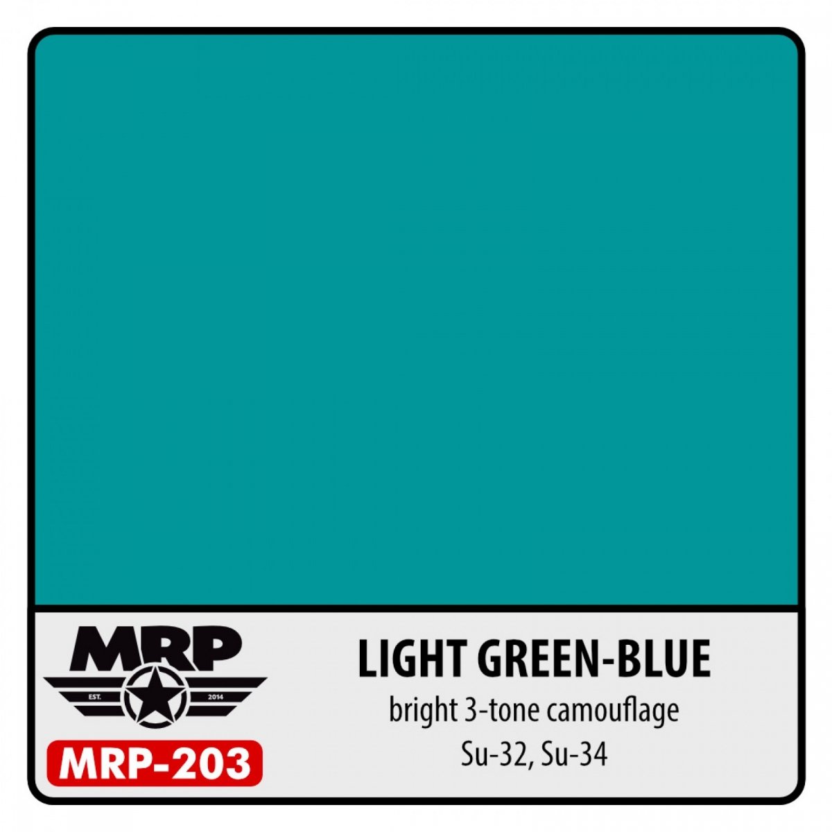 Peinture MR. Paint MRP-203 Vert clair - Bleu SU-34 30 ml