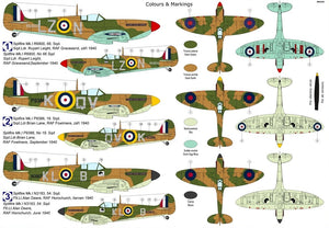 Kovozavody Prostejov KPM0262 Spitfire Mk.Ia « Commandants » 1/72 – Bild 2