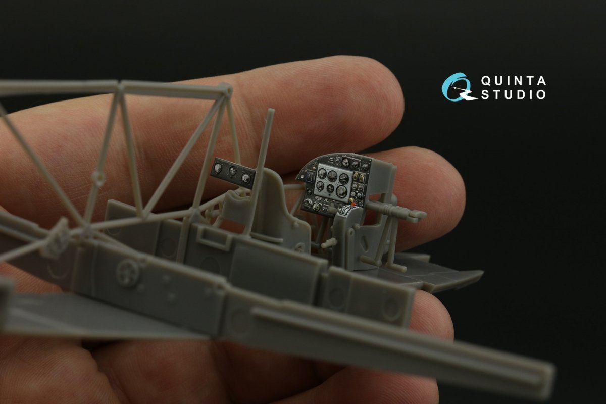 Intérieur imprimé en 3D et coloré sur papier décalcomanie Quinta Studio QDS-48333 Avro Anson Mk.I (Airfix) (Petite version) 1/48 – image 7