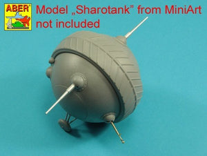Armement Aber 35L-278 pour le char soviétique « Sharotank » : 2 canons de 37 mm, 2 mitrailleuses DShK M36 de 12,7 mm. MiniArt 1/35 – Bild 8