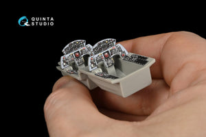 Intérieur imprimé en 3D et coloré sur papier décalcomanie Quinta Studio QD48152 TF-104G (pour maquette Hasegawa) 1/48  – image 4
