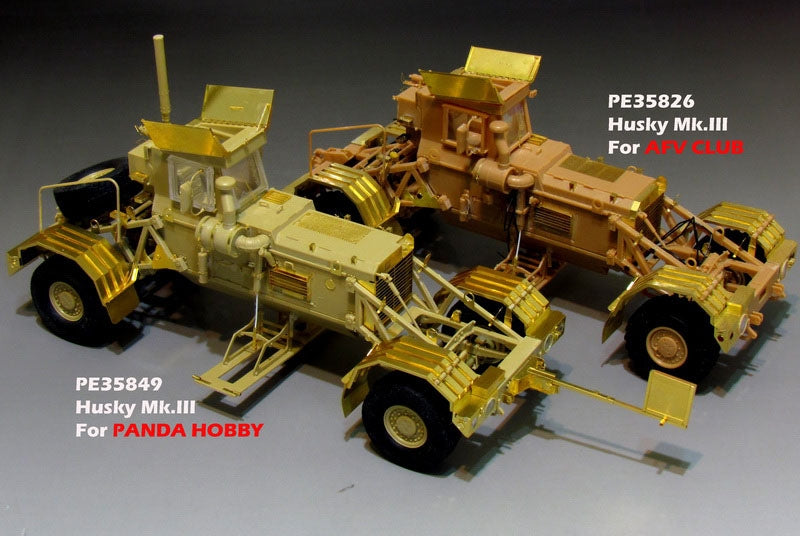 Détecteur de mines monté sur véhicule (VMMD) Voyager modèle PE35826, modèle moderne américain Husky Mk.III, pour AFV 35347, échelle 1/35 – Bild 2