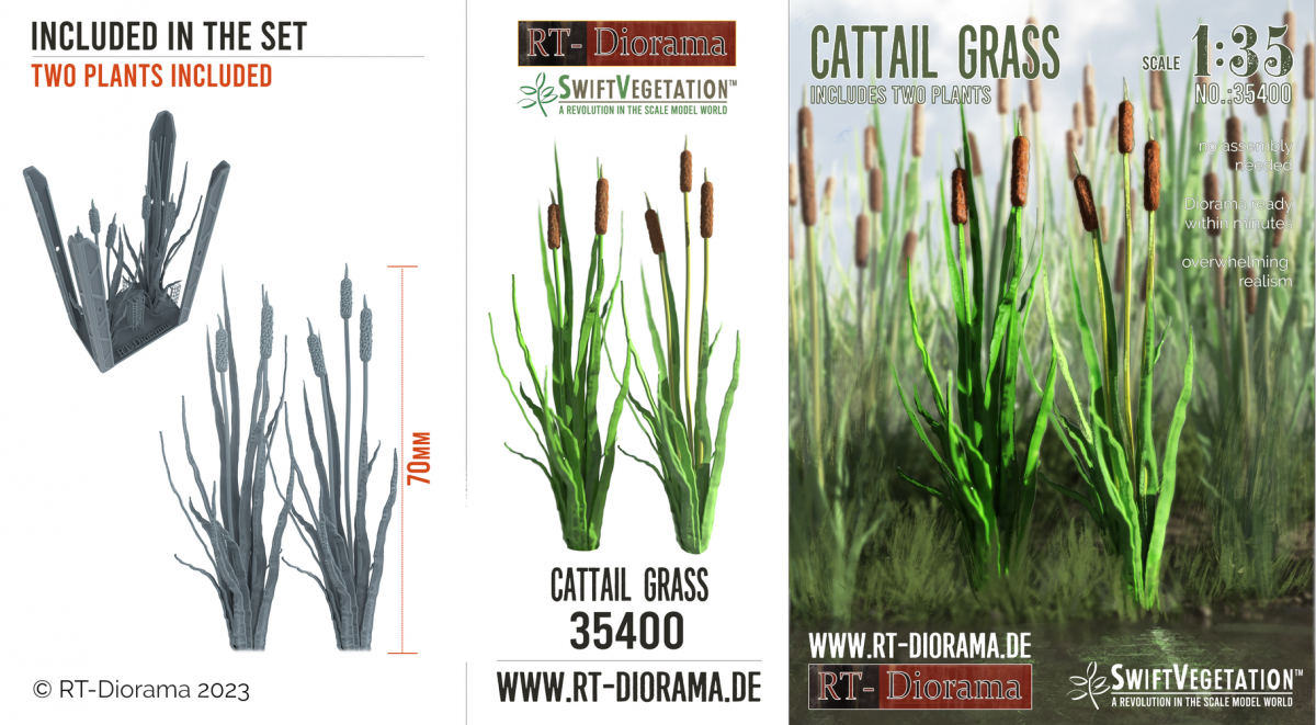 RT-Diorama 35400 Cattail Grass 1/35 – zdjęcie 3