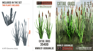 RT-Diorama 35400 Cattail Grass 1/35 – zdjęcie 3