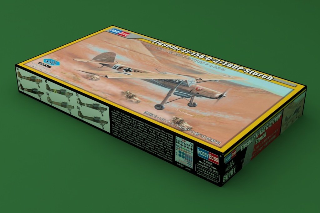 Hobby Boss 80181 Fieseler Fi-156 C-3/TROP Storch 1/35 – immagine 2