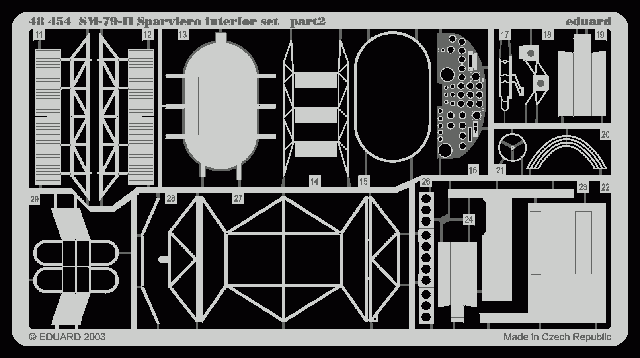 Eduard BIG4811 SM 79 SPARVIERO 1/48 TROMPETTE – image 6