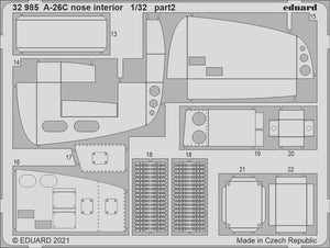 Intérieur du nez de l&amp;#39;A-26C Eduard 32985 HOBBY BOSS 1/32  – immagine 2