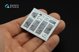 Intérieur imprimé en 3D et coloré sur papier décalcomanie (Revell) pour le Tornado IDS allemand de Quinta Studio QDS+48054 (petite version) (avec pièces en résine imprimées en 3D) 1/48 – image 9