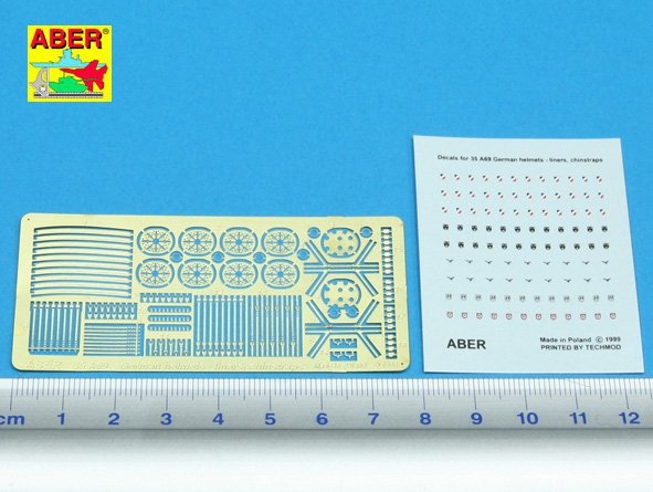 Casques allemands Aber 35A069 - inserts, sangles (1/35) – Bild 2