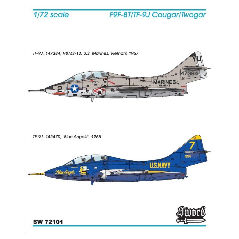 Épée 72101 TF-9J Twogar Vietnam/Blue Angels 1/72 – image 2