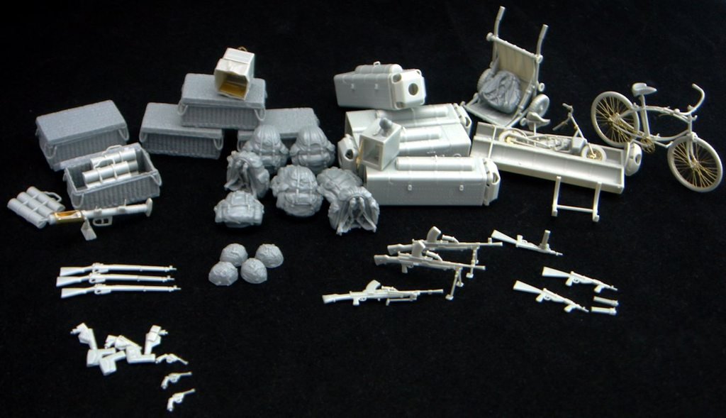 Ensemble d&amp;#39;équipement d&amp;#39;armes aéroportées britanniques Bronco AB3567 de la Seconde Guerre mondiale (1/35) – imagen 2