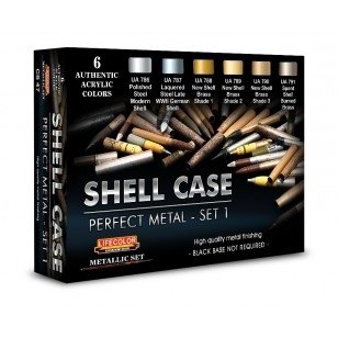 Coffret de peinture acrylique Lifecolor CS47, 6 x 22 ml