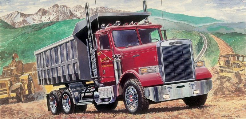 Camion-benne lourd Freightliner Italeri 3783, échelle 1/24