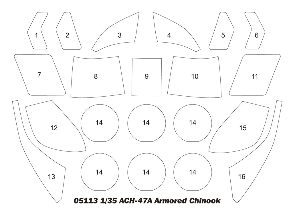 Trumpeter 05113 ACH-47A Chinook blindé 1/35 – Bild 3