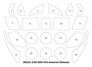 Trumpeter 05113 ACH-47A Chinook blindé 1/35 – Bild 3