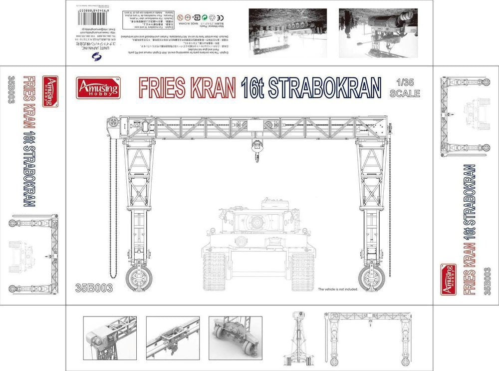 Amusing Hobby 35B003 Fries Kran 16t Strabokran 1/35