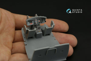 Intérieur imprimé en 3D et coloré sur papier décalcomanie Quinta Studio QDS-48286 UH-1C (HobbyBoss) (Petite version) 1/48 – image 6