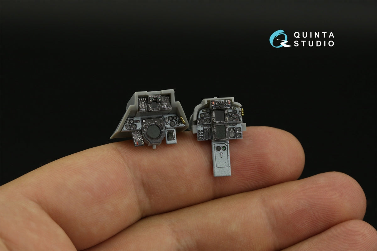 Intérieur imprimé en 3D et coloré sur papier décalcomanie Quinta Studio QDS-48395 F-14A (Hobby Boss) (Petite version) 1/48 – image 4