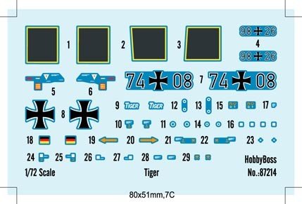 Hobby Boss 87214 Tiger UHT (allemand) (1/72) – immagine 6
