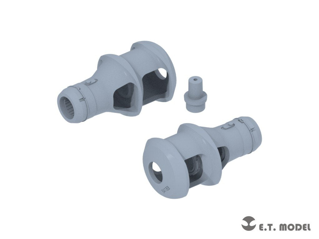 ET Model P35-303 WWII Allemand 75mm KwK/Pak40 Frein de bouche Type 3 (Impression 3D) 1/35 – Bild 2