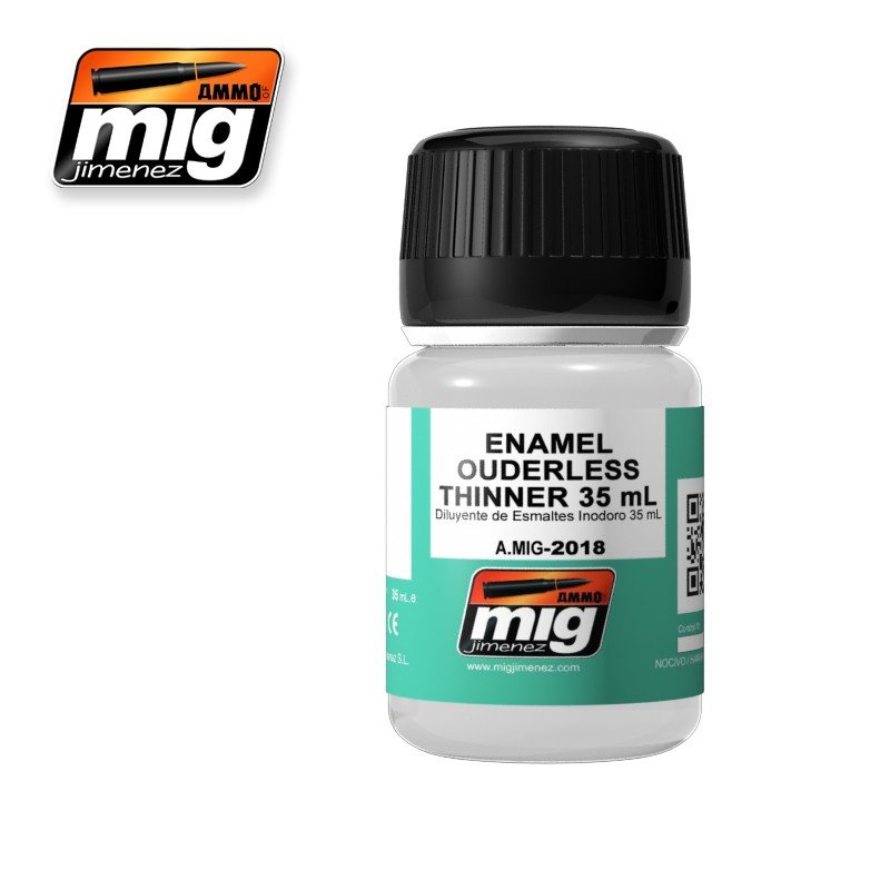 Diluant inodore pour émail AMMO of Mig Jimenez 2018, 35 ml